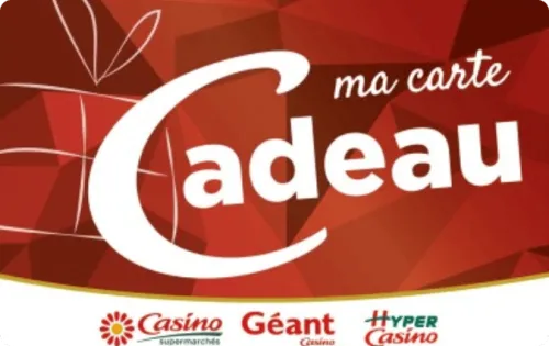 Carte cadeau Casino