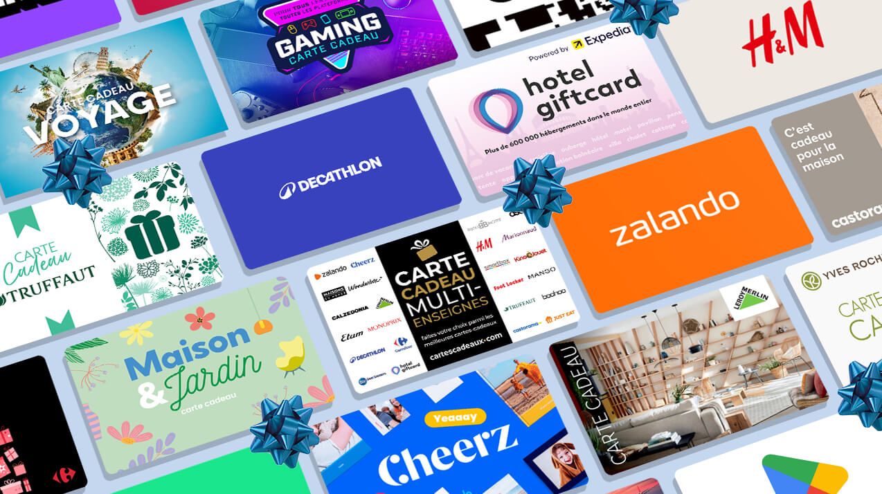 Toutes les cartes cadeaux