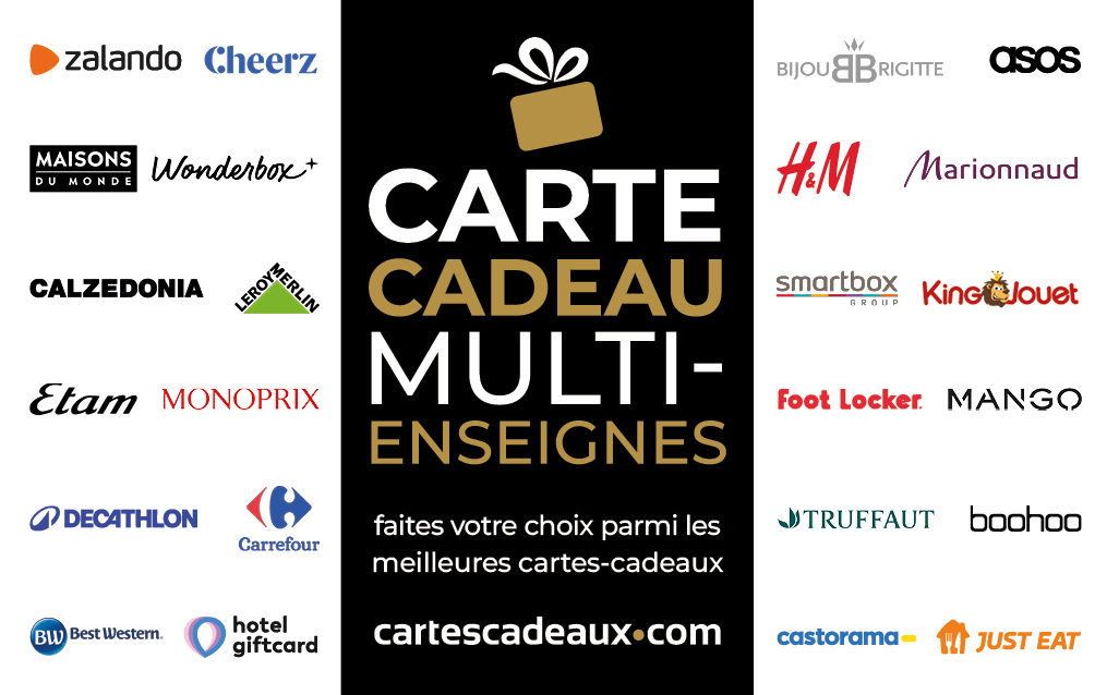 Carte cadeau Multi-Enseignes