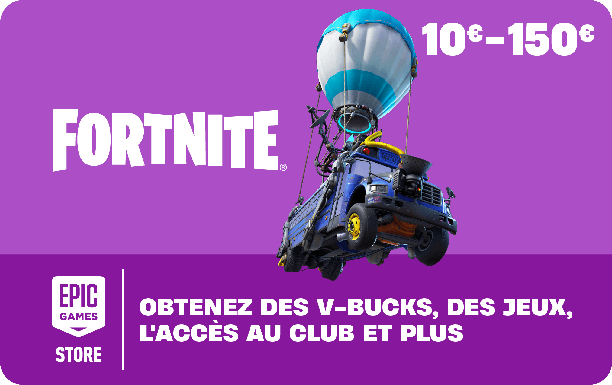Carte cadeau Fortnite