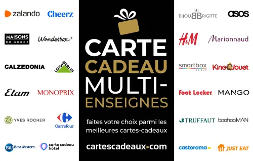 Carte cadeau Multi-Enseignes