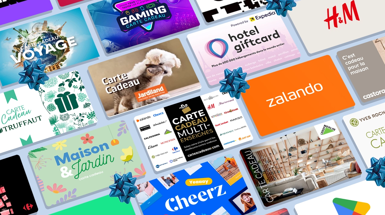 Toutes les cartes cadeaux