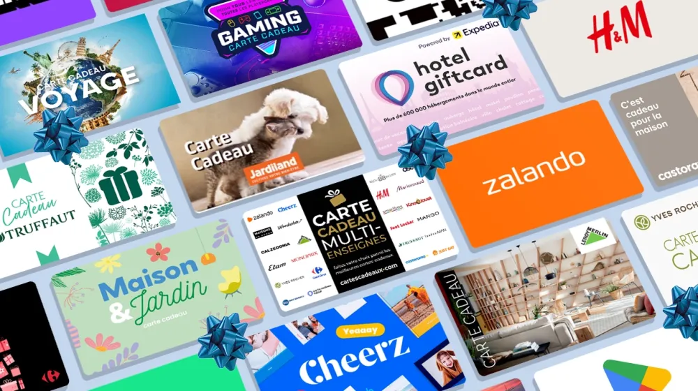 Toutes les cartes cadeaux