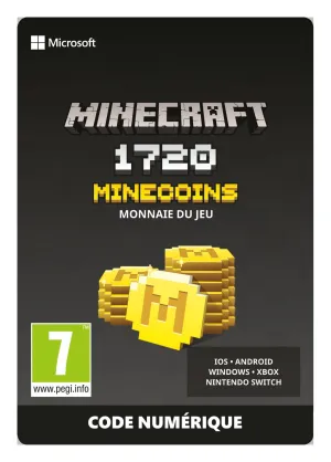 Carte cadeau Minecraft Minecoins 1720
