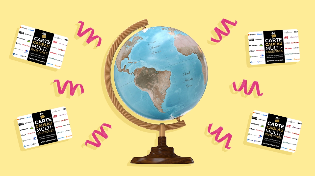 Cartes cadeaux internationales
