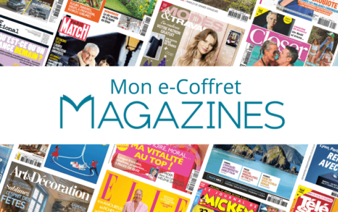 Carte cadeau Mon Coffret Abonnement Magazines