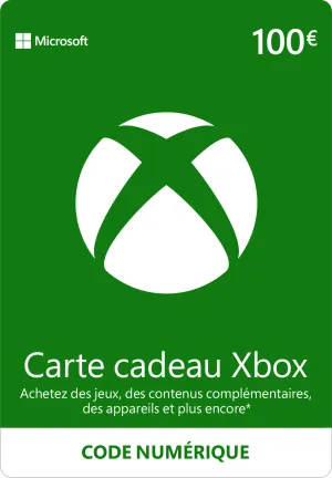Carte cadeau Xbox Live €100
