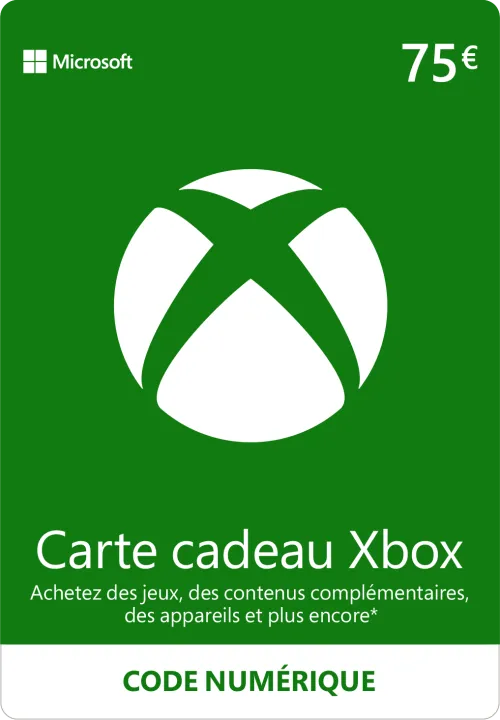Carte cadeau Xbox Live €75