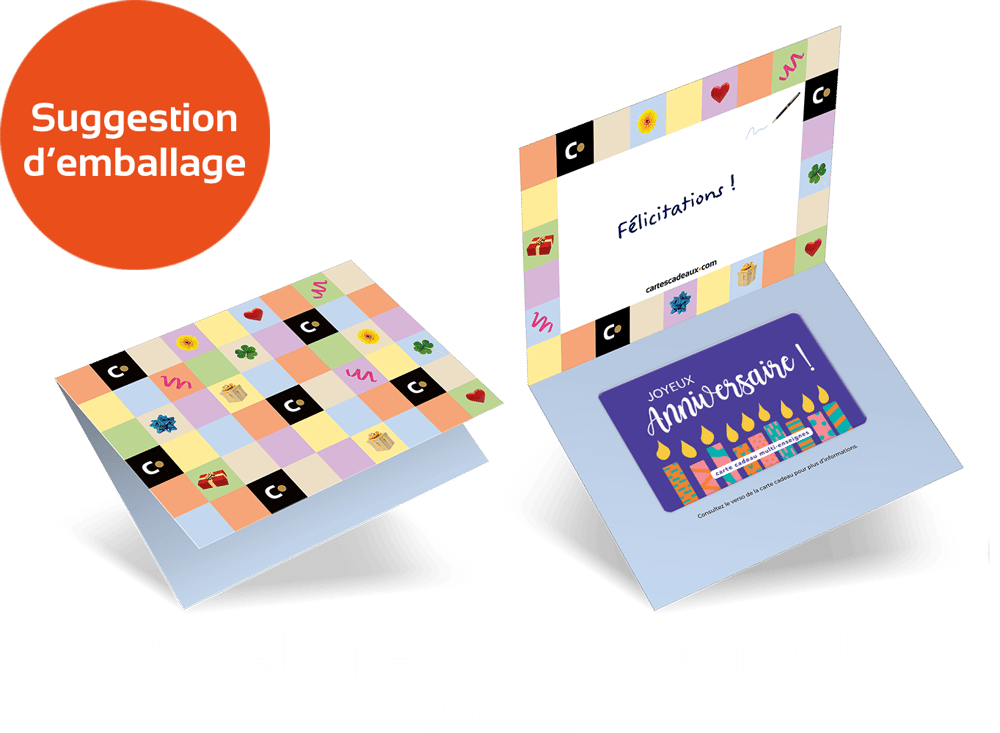 Surprise enveloppe